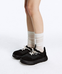 EQUALBY（イコールビー）の「スドメ/ブラック（スニーカー）」