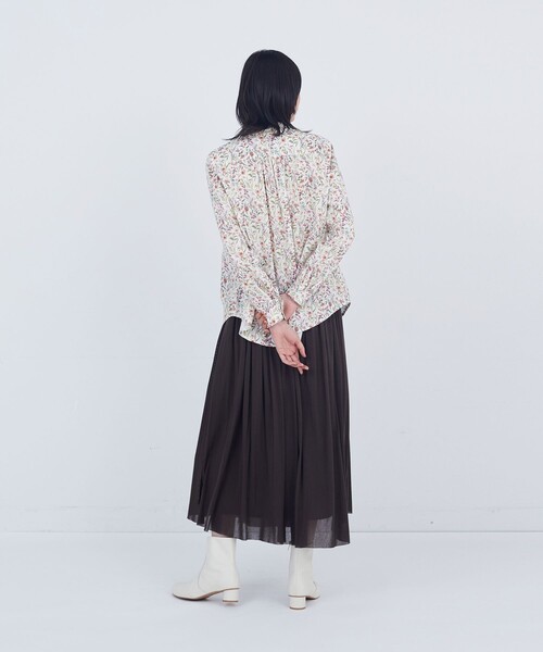 ADIEU TRISTESSE(アデュートリステス)の「フリルカラーブラウス(シャツ/ブラウス・レディース・ホワイト系その他/ネイビー/オフホワイト・38)」の12枚目の写真