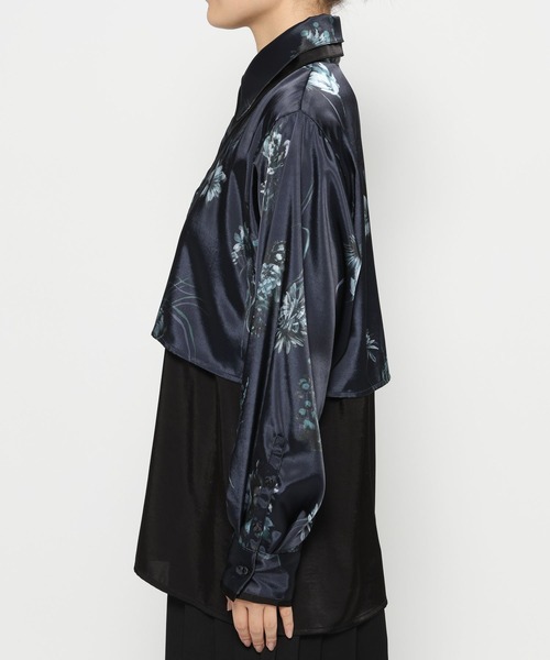 HARE（ハレ）の「エリレイヤードガラシャツ(HARE)（シャツ/ブラウス・レディース・グレー/ブルー・FREE）」の21枚目の写真