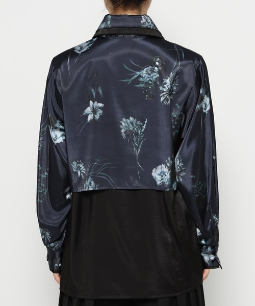 HARE（ハレ）の「エリレイヤードガラシャツ(HARE)（シャツ/ブラウス・レディース・グレー/ブルー・FREE）」の22枚目の写真