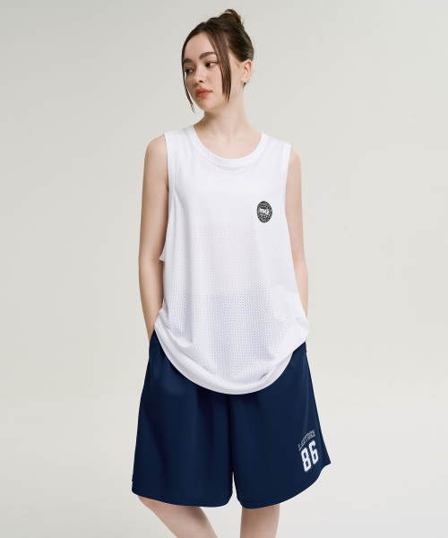 LAZYBEE(レイジービー)の「ジャイアントフィットジャージバミューダショートパンツWパンツネイビー(その他パンツ・レディース・その他・MEDIUM/LARGE/X-LARGE/XX-LARGE/SMALL)」の8枚目の写真