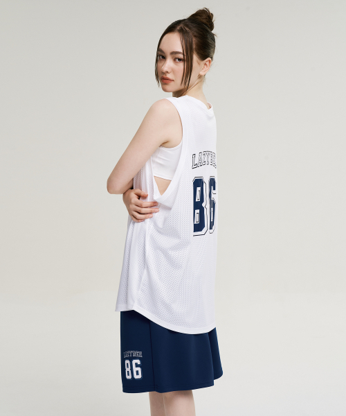 LAZYBEE(レイジービー)の「ジャイアントフィットジャージバミューダショートパンツWパンツネイビー(その他パンツ・レディース・その他・MEDIUM/LARGE/X-LARGE/XX-LARGE/SMALL)」の9枚目の写真