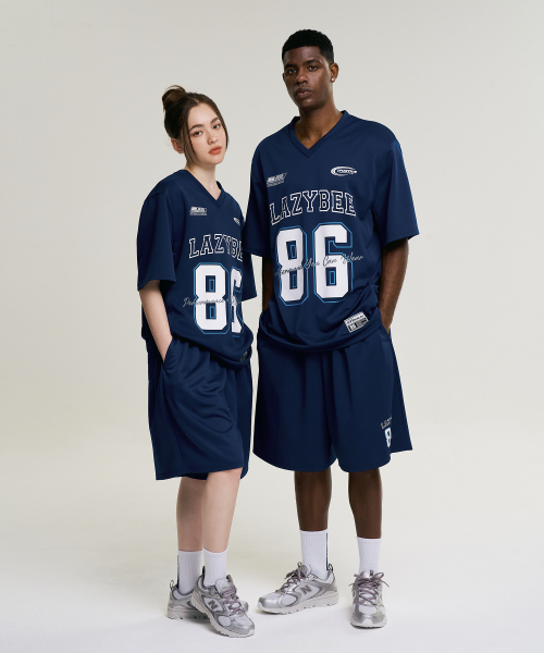 LAZYBEE(レイジービー)の「ジャイアントフィットジャージバミューダショートパンツWパンツネイビー(その他パンツ・レディース・その他・MEDIUM/LARGE/X-LARGE/XX-LARGE/SMALL)」の10枚目の写真