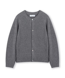 BESLOW（ビースロー）の「CASHMERE BLENDED CREW NECK CARDIGAN GREY（カーディガン/ボレロ）」