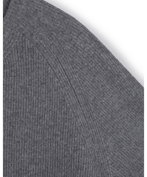 BESLOW（ビースロー）の「CASHMERE BLENDED CREW NECK CARDIGAN GREY（カーディガン/ボレロ・メンズ・その他・X-LARGE/SMALL/MEDIUM/LARGE）」の3枚目の写真