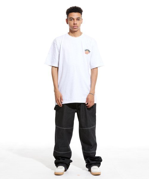 CREAM SODA LAB(クリームソーダラボ)の「スタックアップパク半袖Tシャツライトグレーグリーン(Tシャツ/カットソー・メンズ・その他・XX-LARGE/LARGE/MEDIUM/X-LARGE)」の2枚目の写真