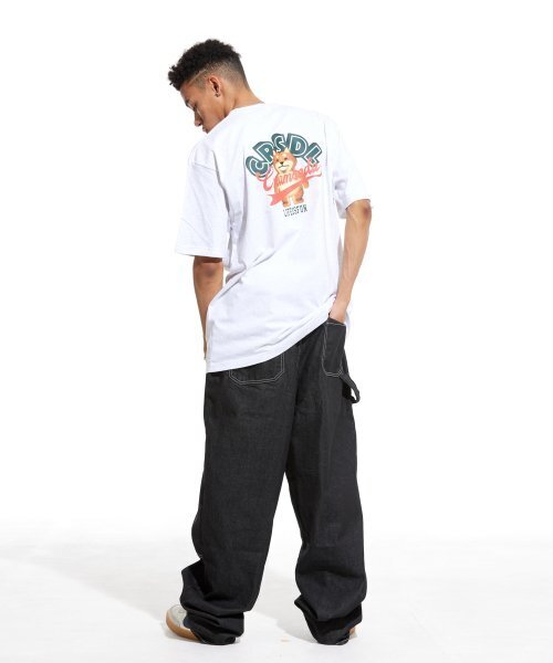 CREAM SODA LAB(クリームソーダラボ)の「スタックアップパク半袖Tシャツライトグレーグリーン(Tシャツ/カットソー・メンズ・その他・XX-LARGE/LARGE/MEDIUM/X-LARGE)」の5枚目の写真