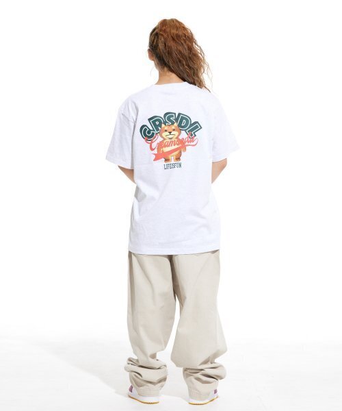 CREAM SODA LAB(クリームソーダラボ)の「スタックアップパク半袖Tシャツライトグレーグリーン(Tシャツ/カットソー・メンズ・その他・XX-LARGE/LARGE/MEDIUM/X-LARGE)」の10枚目の写真