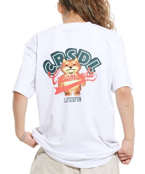 CREAM SODA LAB(クリームソーダラボ)の「スタックアップパク半袖Tシャツライトグレーグリーン(Tシャツ/カットソー・メンズ・その他・XX-LARGE/LARGE/MEDIUM/X-LARGE)」の12枚目の写真