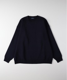 BACK NUMBER（バックナンバー）の「【BACK NUMBER】ウォッシャブルメランジクルーネックセーター (クールスタイル / 快適さ / 簡単お手入れ / 都会的デザイン)（ニット/セーター）」