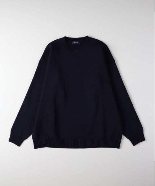 BACK NUMBER(バックナンバー)の「【BACK NUMBER】ウォッシャブルメランジクルーネックセーター (クールスタイル / 快適さ / 簡単お手入れ / 都会的デザイン)(ニット/セーター・メンズ・ブラウン/グリーン/ネイビー/ダークグレー/イエロー/グレー/ブルー/ブラック・S/M/L/XL)」の6枚目の写真