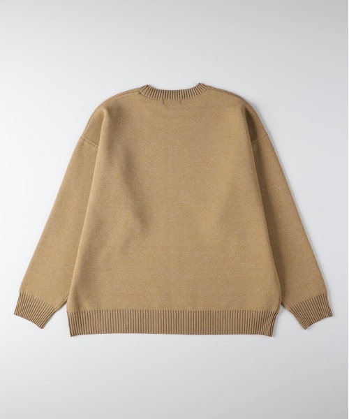 BACK NUMBER(バックナンバー)の「【BACK NUMBER】ウォッシャブルメランジクルーネックセーター (クールスタイル / 快適さ / 簡単お手入れ / 都会的デザイン)(ニット/セーター・メンズ・ブラウン/グリーン/ネイビー/ダークグレー/イエロー/グレー/ブルー/ブラック・S/M/L/XL)」の11枚目の写真
