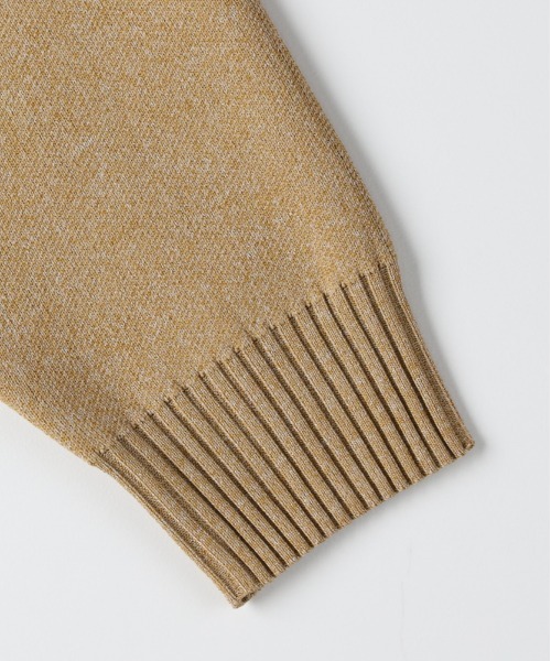 BACK NUMBER(バックナンバー)の「【BACK NUMBER】ウォッシャブルメランジクルーネックセーター (クールスタイル / 快適さ / 簡単お手入れ / 都会的デザイン)(ニット/セーター・メンズ・ブラウン/グリーン/ネイビー/ダークグレー/イエロー/グレー/ブルー/ブラック・S/M/L/XL)」の13枚目の写真