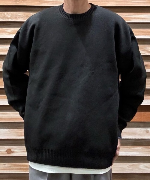 BACK NUMBER(バックナンバー)の「【BACK NUMBER】ウォッシャブルメランジクルーネックセーター (クールスタイル / 快適さ / 簡単お手入れ / 都会的デザイン)(ニット/セーター・メンズ・ブラウン/グリーン/ネイビー/ダークグレー/イエロー/グレー/ブルー/ブラック・S/M/L/XL)」の21枚目の写真