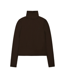 Everyday Turtleneck Top Brown