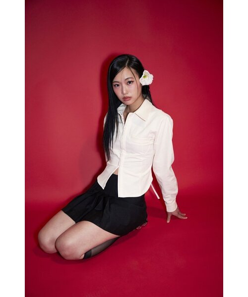 CAPRICIEUX(カプリシュー)の「Jane corset shirt (beige)(シャツ/ブラウス・レディース・その他・SMALL)」の2枚目の写真