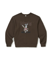 [Mmlg] LP MELGE SWEAT (WOODY BROWN)