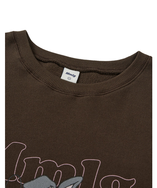 MMLG（エムエムエルジー）の「[Mmlg] LP MELGE SWEAT (WOODY BROWN)（スウェット・レディース・その他・X-LARGE/LARGE/MEDIUM/SMALL）」の3枚目の写真