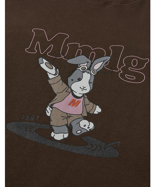 MMLG（エムエムエルジー）の「[Mmlg] LP MELGE SWEAT (WOODY BROWN)（スウェット・レディース・その他・X-LARGE/LARGE/MEDIUM/SMALL）」の4枚目の写真