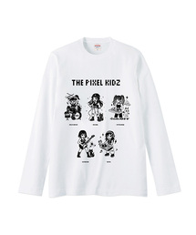 PIXEL KIDZ LONGSLEEVE T-SHIRT [WHITE]