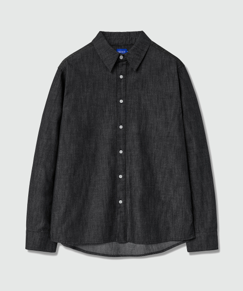 DECET(デケト)の「Denim Shirts DCSH001Black(シャツ/ブラウス・レディース・その他・MEDIUM)」の1枚目の写真