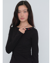 ユンヒ ロングスリーブTシャツ (ブラック)