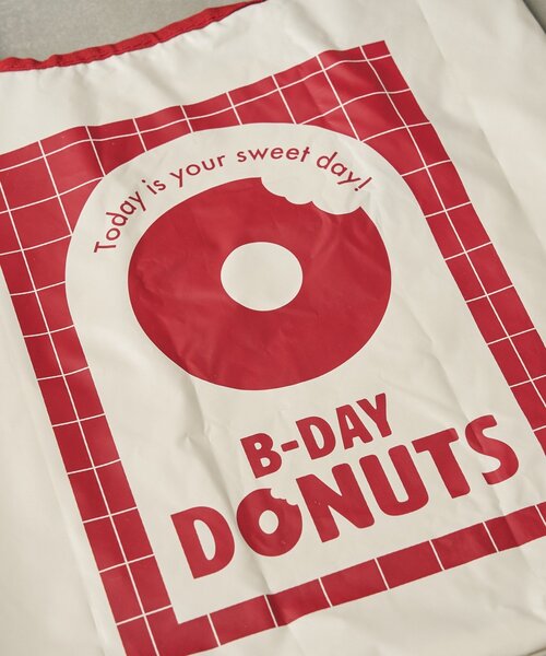 BIRTHDAY BAR（バースデイバー）の「≪BIRTHDAY BARオリジナル≫【B-DAY DONUTS】ドーナッツエコバック（トートバッグ・レディース・シルバー/ホワイト・0）」の10枚目の写真