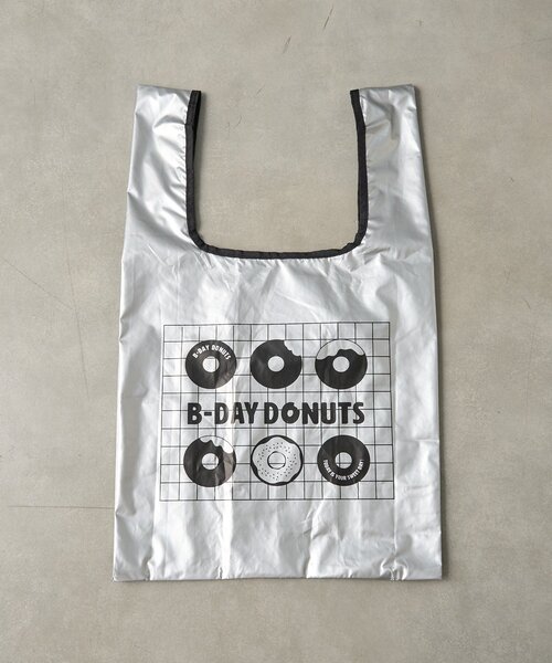 BIRTHDAY BAR（バースデイバー）の「≪BIRTHDAY BARオリジナル≫【B-DAY DONUTS】ドーナッツエコバック（トートバッグ・レディース・シルバー/ホワイト・0）」の17枚目の写真