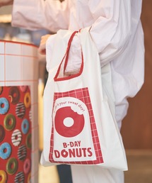 BIRTHDAY BAR | ≪BIRTHDAY BARオリジナル≫【B-DAY DONUTS】ドーナッツエコバック(トートバッグ)