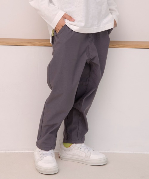 MAKE YOUR DAY(メイクユアデイ)の「ぐいんぐいんのストレッチテーパードパンツ■80~140cm(その他パンツ・キッズ・チャコールグレー/アイボリー/オリーブ・80/90/100/110/120/130/140)」の8枚目の写真