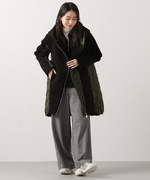 MARECHAL TERRE（マルシャルテル）の「ダンボールフードダウン（ダウンジャケット/コート・レディース・ブラック系・FREE）」の6枚目の写真