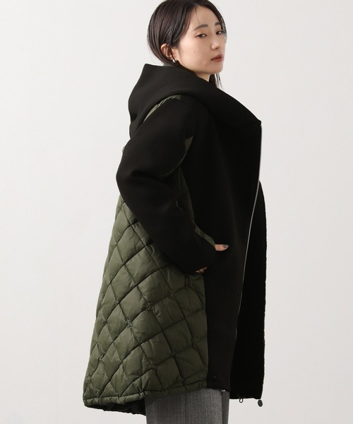 MARECHAL TERRE（マルシャルテル）の「ダンボールフードダウン（ダウンジャケット/コート・レディース・ブラック系・FREE）」の11枚目の写真