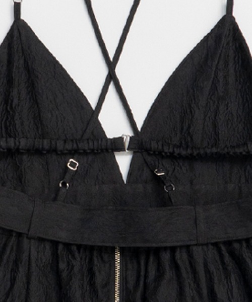 MAISON SPECIAL（メゾンスペシャル）の「Jacquard Camisole One-Piece/ジャガードキャミワンピース（ワンピース・レディース・ピンク/ブルー/ブラック・38/36）」の13枚目の写真