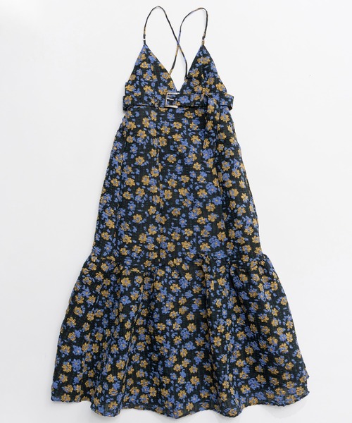 MAISON SPECIAL（メゾンスペシャル）の「Jacquard Camisole One-Piece/ジャガードキャミワンピース（ワンピース・レディース・ピンク/ブルー/ブラック・38/36）」の17枚目の写真