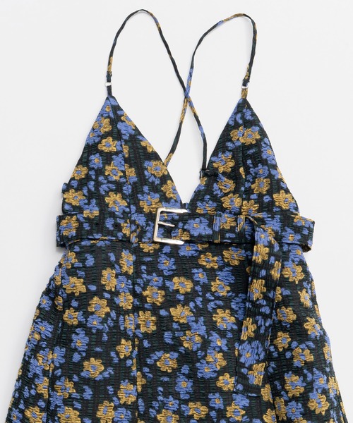 MAISON SPECIAL（メゾンスペシャル）の「Jacquard Camisole One-Piece/ジャガードキャミワンピース（ワンピース・レディース・ピンク/ブルー/ブラック・38/36）」の18枚目の写真