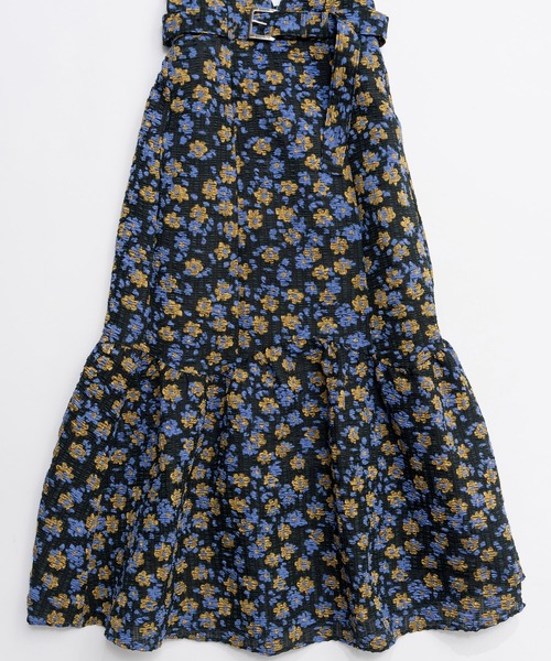 MAISON SPECIAL（メゾンスペシャル）の「Jacquard Camisole One-Piece/ジャガードキャミワンピース（ワンピース・レディース・ピンク/ブルー/ブラック・38/36）」の19枚目の写真