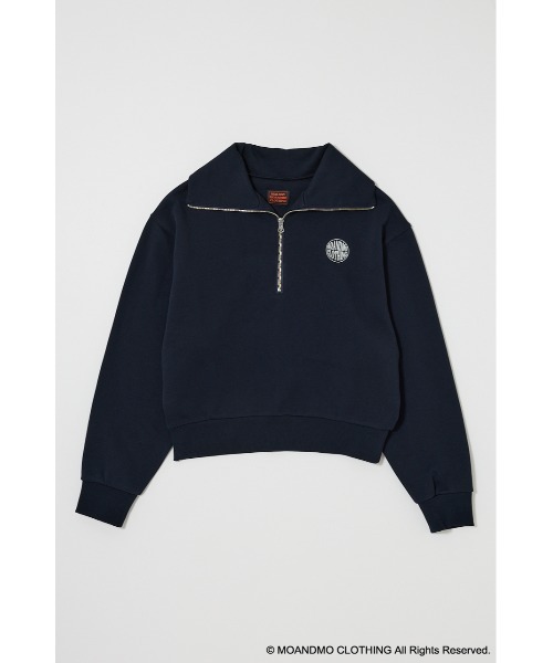 MOUSSY（マウジー）の「MOANDMO ZIP UP スウェット（スウェット・レディース・ネイビー/杢グレー・FREE）」の10枚目の写真