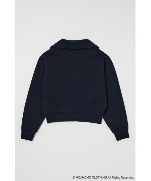 MOUSSY（マウジー）の「MOANDMO ZIP UP スウェット（スウェット・レディース・ネイビー/杢グレー・FREE）」の11枚目の写真