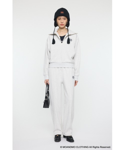 MOUSSY（マウジー）の「MOANDMO ZIP UP スウェット（スウェット・レディース・ネイビー/杢グレー・FREE）」の13枚目の写真
