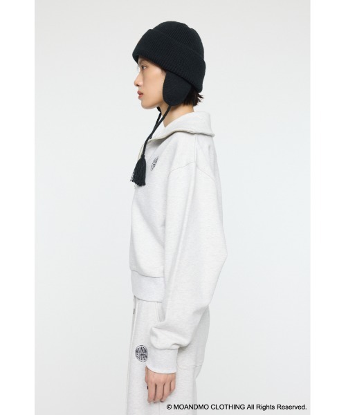 MOUSSY（マウジー）の「MOANDMO ZIP UP スウェット（スウェット・レディース・ネイビー/杢グレー・FREE）」の16枚目の写真