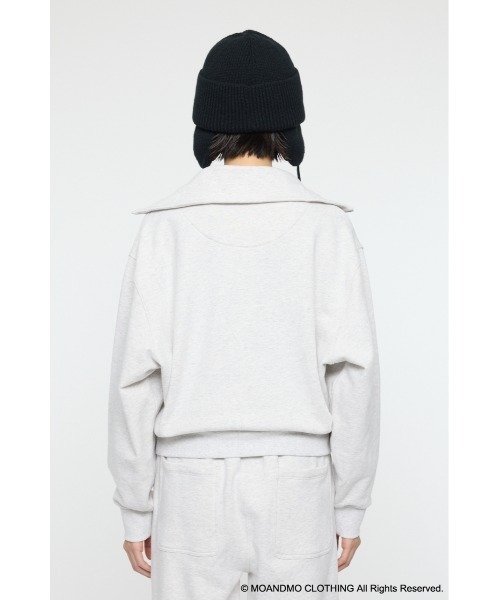 MOUSSY（マウジー）の「MOANDMO ZIP UP スウェット（スウェット・レディース・ネイビー/杢グレー・FREE）」の17枚目の写真