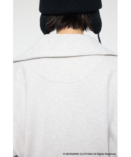 MOUSSY（マウジー）の「MOANDMO ZIP UP スウェット（スウェット・レディース・ネイビー/杢グレー・FREE）」の19枚目の写真
