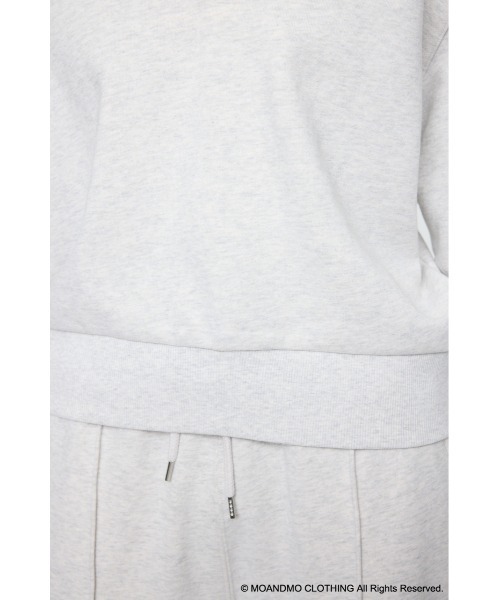 MOUSSY（マウジー）の「MOANDMO ZIP UP スウェット（スウェット・レディース・ネイビー/杢グレー・FREE）」の4枚目の写真