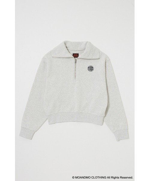 MOUSSY（マウジー）の「MOANDMO ZIP UP スウェット（スウェット・レディース・ネイビー/杢グレー・FREE）」の5枚目の写真