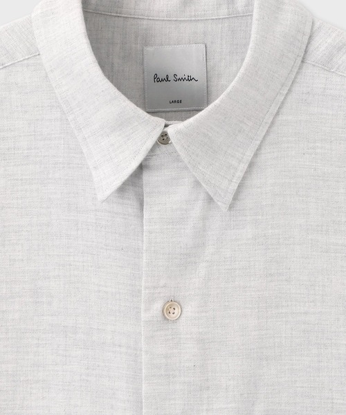 Paul Smith（ポールスミス）の「"Cropped Logo" フランネルシャツ / 253313 427BL（シャツ/ブラウス・メンズ・ライトグレー/ダークグレー・SMALL/MEDIUM/LARGE/X-LARGE）」の3枚目の写真