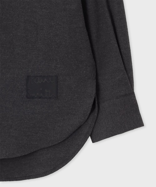 Paul Smith（ポールスミス）の「"Cropped Logo" フランネルシャツ / 253313 427BL（シャツ/ブラウス・メンズ・ライトグレー/ダークグレー・SMALL/MEDIUM/LARGE/X-LARGE）」の11枚目の写真