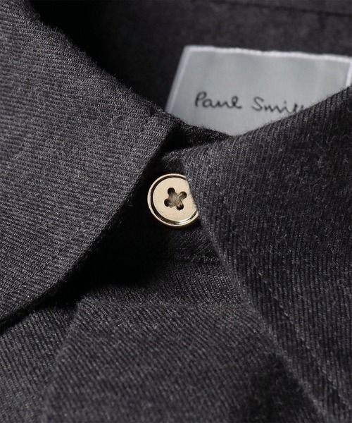 Paul Smith（ポールスミス）の「"Cropped Logo" フランネルシャツ / 253313 427BL（シャツ/ブラウス・メンズ・ライトグレー/ダークグレー・SMALL/MEDIUM/LARGE/X-LARGE）」の13枚目の写真