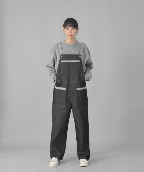 SAINTCREW(セントクルー)の「カーペンターズオーバーオール CPT-620 デニムブラック(サロペット/オーバーオール・メンズ・その他・MEDIUM/LARGE/X-LARGE)」の2枚目の写真