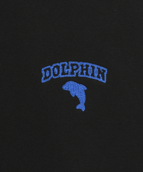 DOLPHIN WAVE APPAREL(ドルフィンウェーブアパレル)の「ドルフィンチェーン刺繍裏起毛スウェットブラック(スウェット・メンズ・その他・MEDIUM/LARGE/X-LARGE)」の5枚目の写真