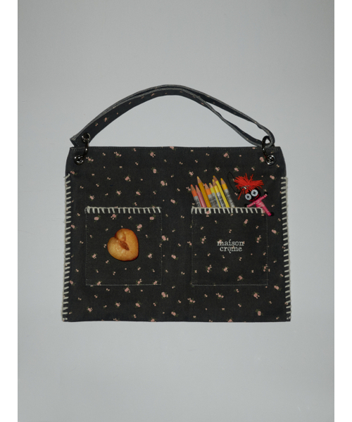 MAISON CREME（メゾンクレム）の「Grande Collage bag _ Rose Black（メッセンジャーバッグ・レディース・その他・FREE）」の4枚目の写真